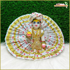 Coton Bandhej Print Laddu Gopal Poshak