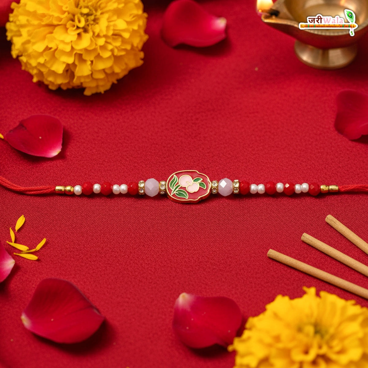 Fancy Handcrafted Antique Metal Rakhi