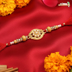 Fancy Handcrafted Antique Metal Rakhi