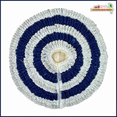 Blended Frill Thread Work Blue & White Poshak With Patka