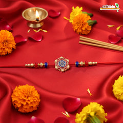 Fancy Handcrafted Antique Metal Rakhi