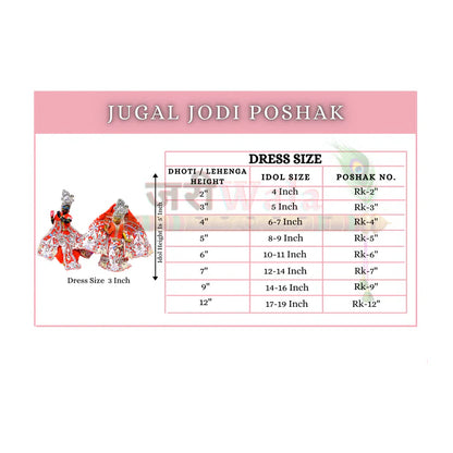 Cotton Thread Sitara Work Blue Jugal Jodi Poshak