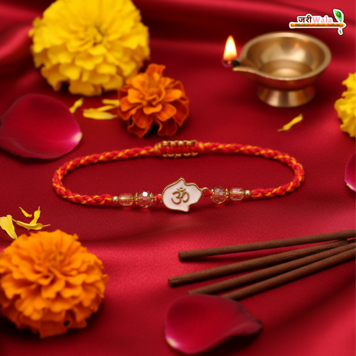 Fancy Handcrafted Antique OM Rakhi