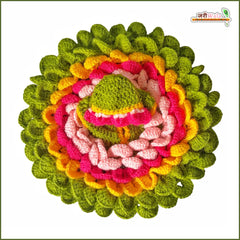 Woolen Fancy Multicolor Laddu Gopal Poshak With Cap