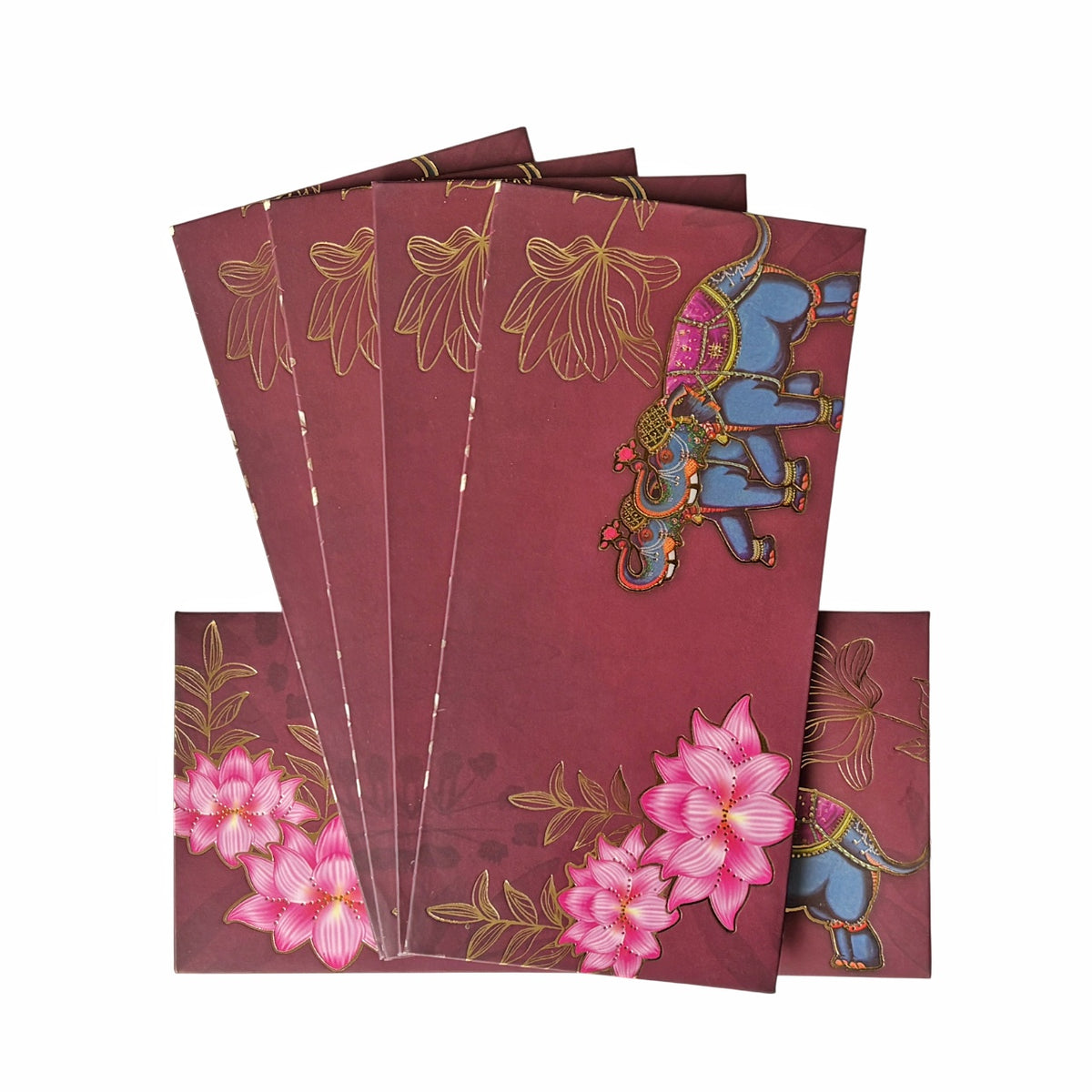 Digital Floral Print Shagun Envelopes (Lifafe)
