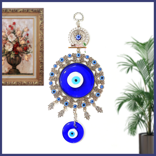 Fengshui Antique Metal Evil Eye Hanging