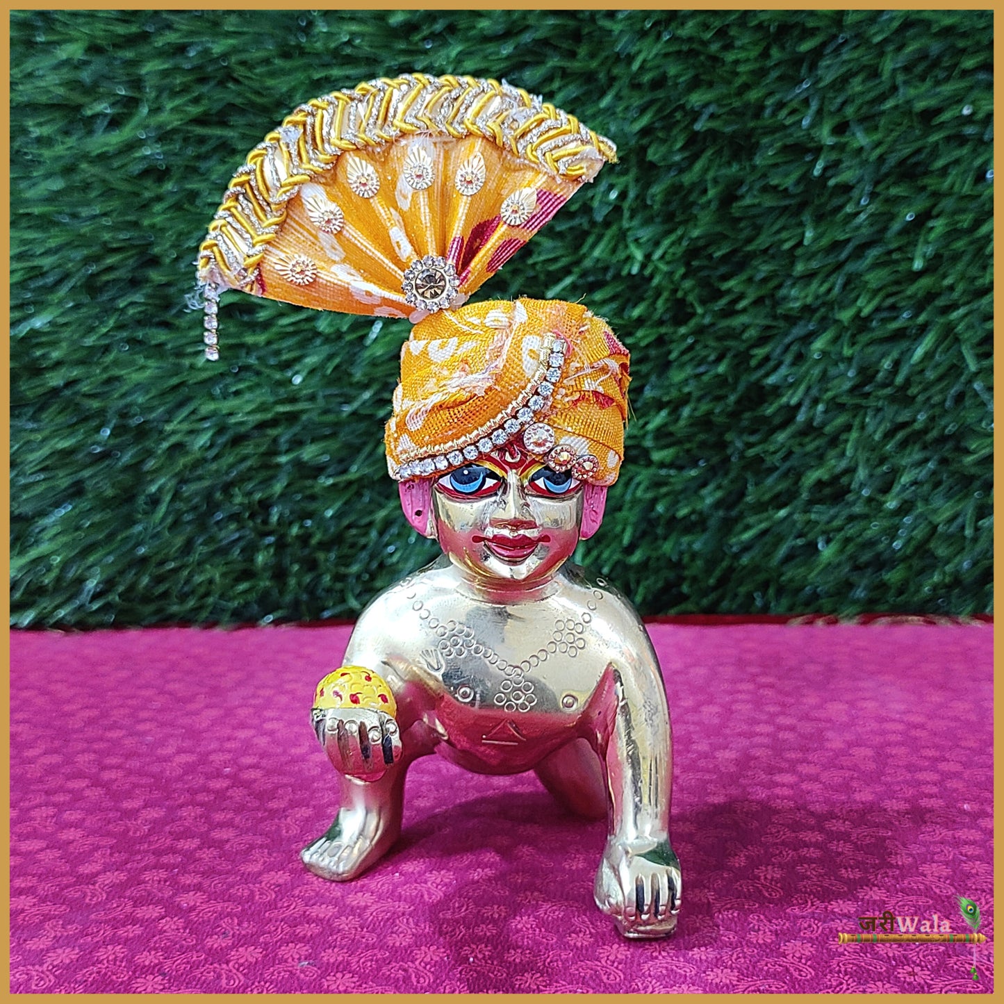 LG Pagdi Bandhej Yellow