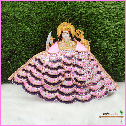 Thread Sitara Work Baby Pink Lehnga Patka