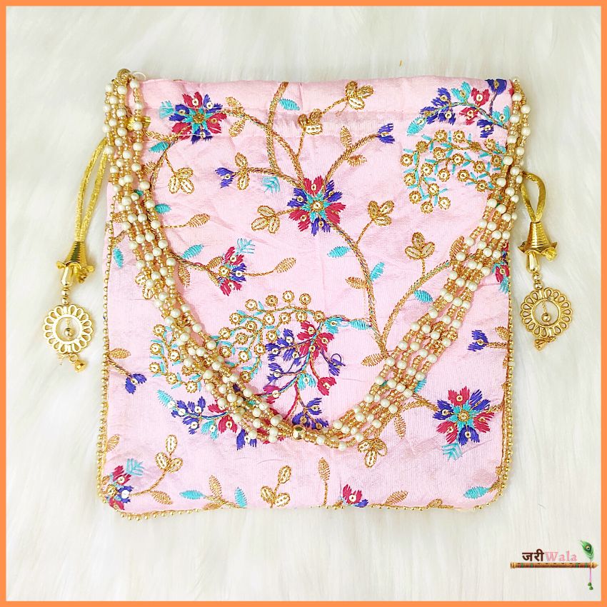 Elegant and Colorful Thread Work Handmade Gutthi