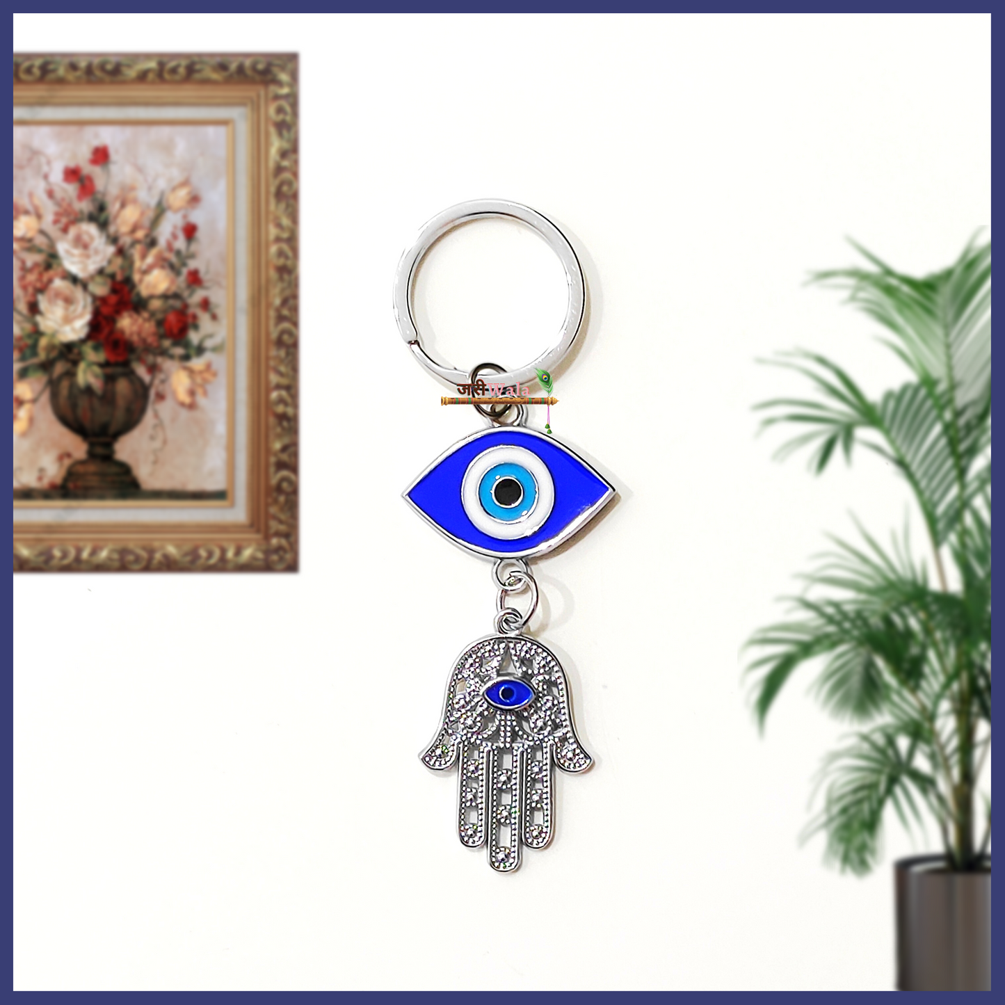 Fengshui Antique Metal Hand Design Key Ring