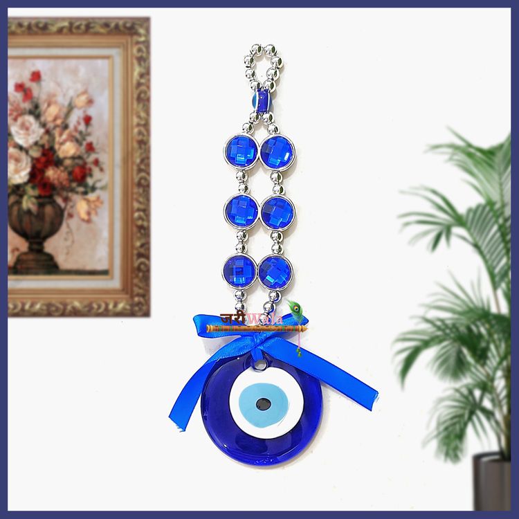 Fengshui Blue Stone Evil Eye Hanging
