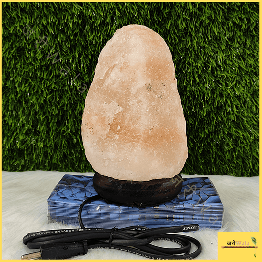 Electric Pink Mountain Shape Rock Salt Table Lamp - ZARIIWALAA