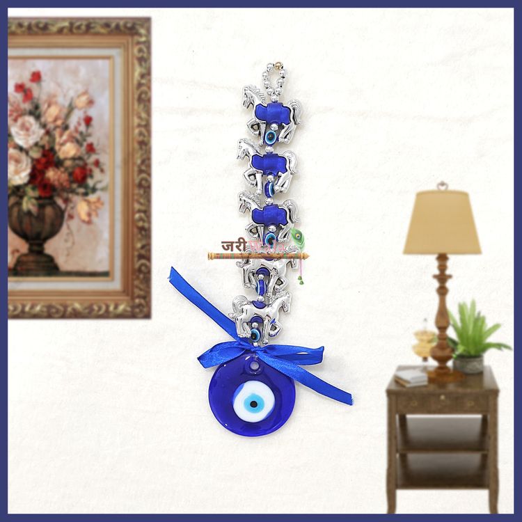 Fengshui Running Horses Evil Eye Hanging