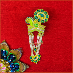 LG Green Mukut Mala Set