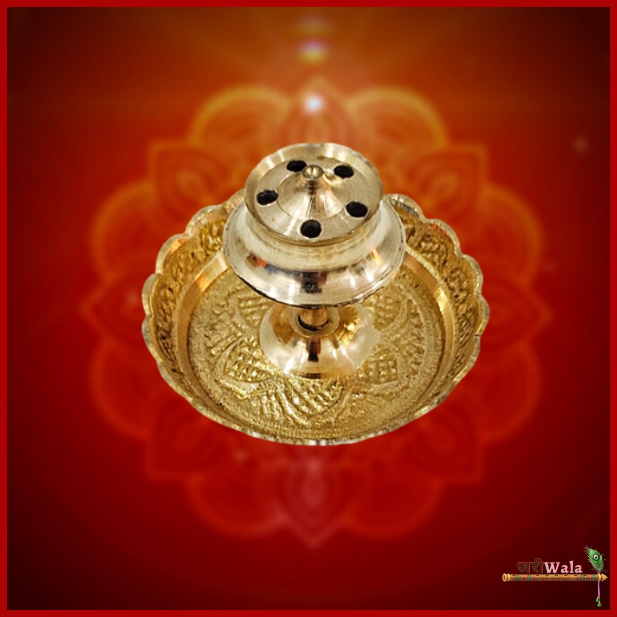 Traditional Brass Pooja Agarbatti Stick Holder - ZARIIWALAA