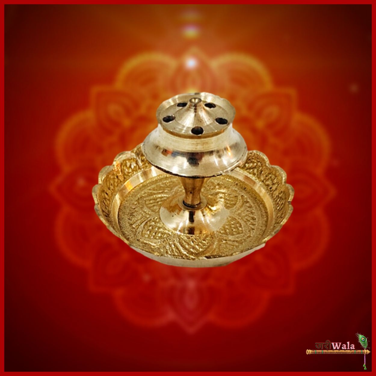 Traditional Brass Pooja Agarbatti Stick Holder - ZARIIWALAA