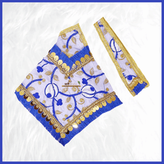 Thread Lace Work Purple Sai Baba Poshak - ZARIIWALAA