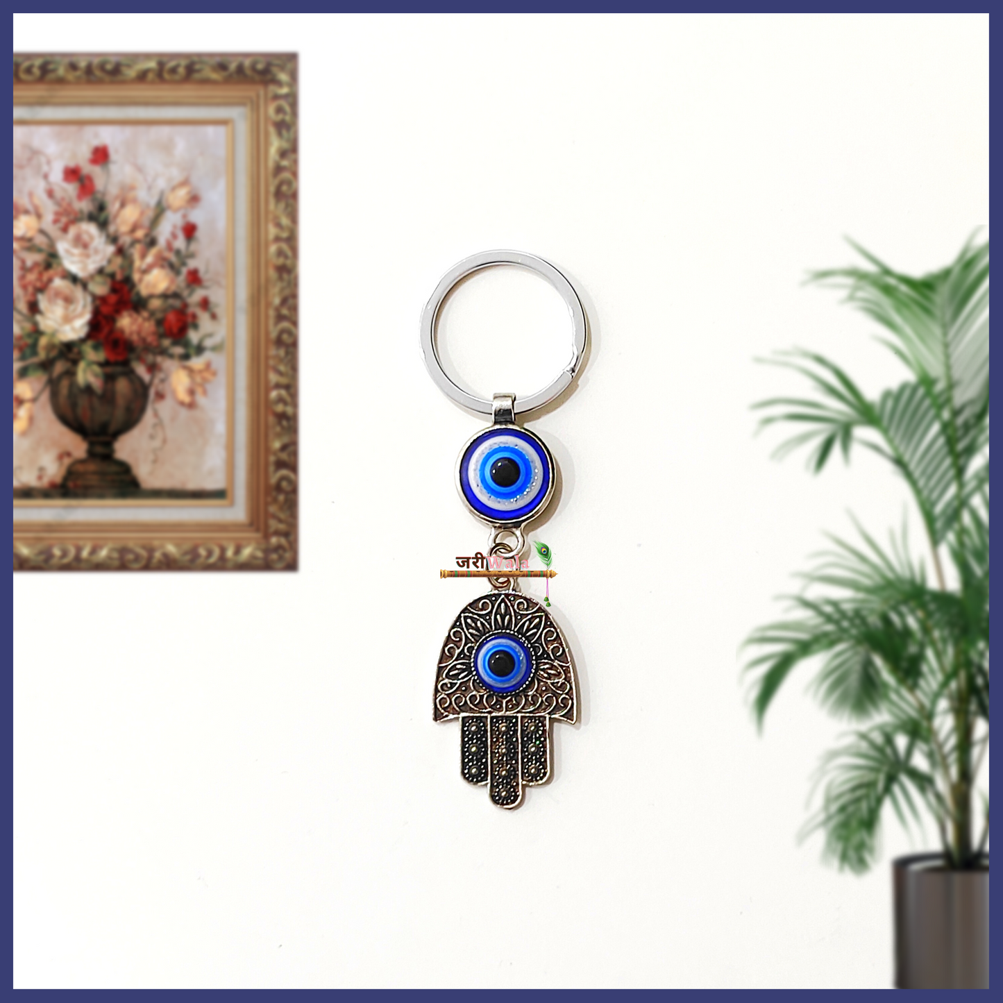 Fengshui Antique Metal Hand Design Key Ring