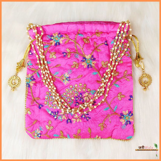 Elegant and Colorful Thread Work Handmade Gutthi