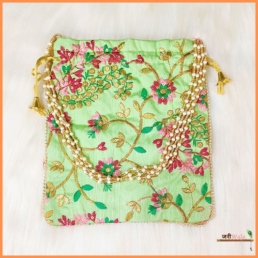 Elegant and Colorful Thread Work Handmade Gutthi