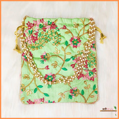 Elegant and Colorful Thread Work Handmade Gutthi