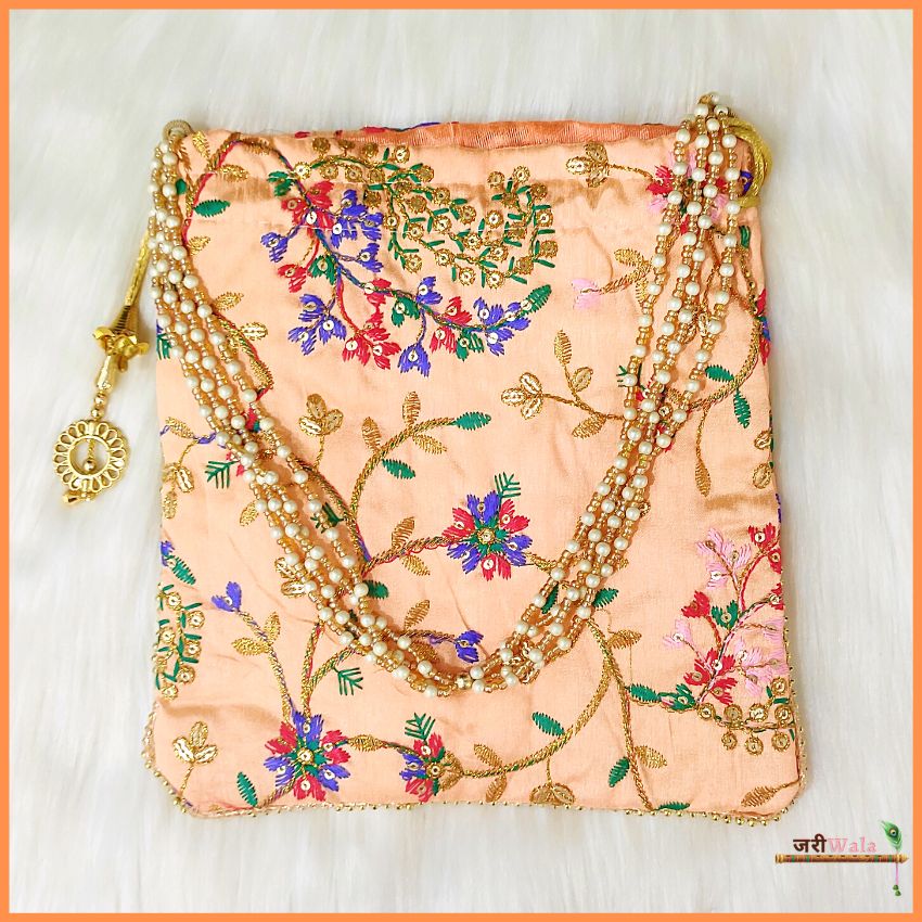 Elegant and Colorful Thread Work Handmade Gutthi