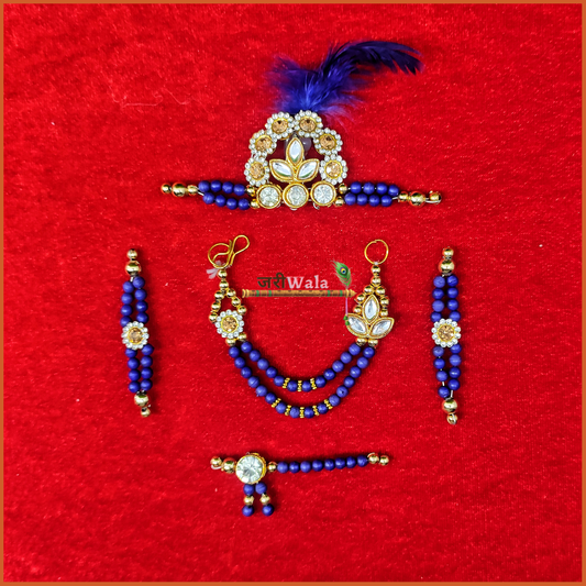 LG Tiara Set Blue With Feather