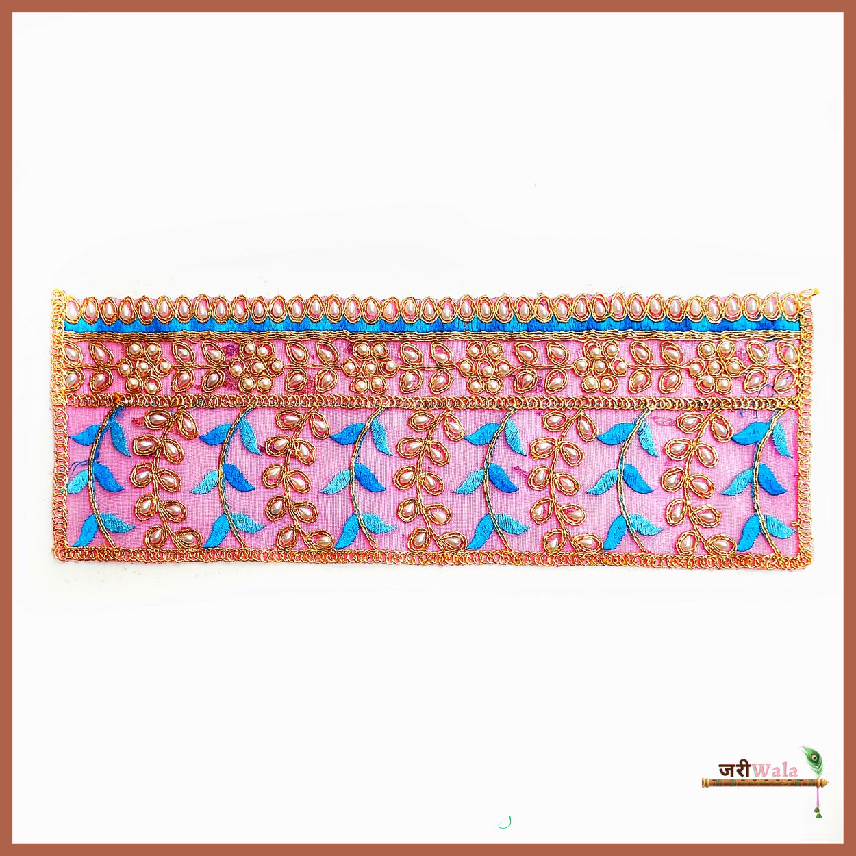 Small Thread Moti Work Magenta Chunri